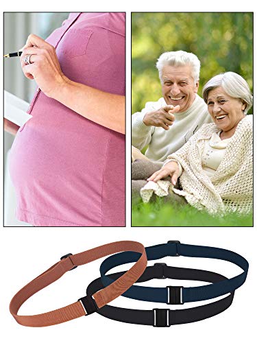 3 Piezas de Cinturón Elástico Cinta Invisible Ajuastable Correa de Cintura de Familia para Mujeres Hombres Niños