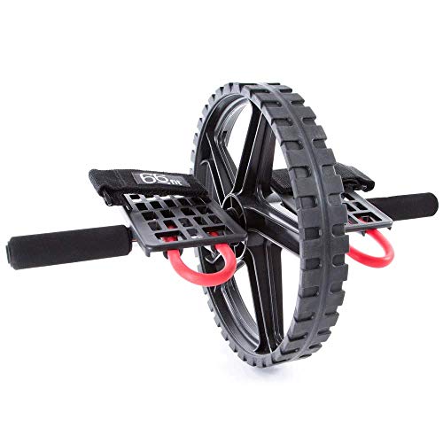 66FIT Power Core Rueda, Unisex Adulto, Negro, Talla única