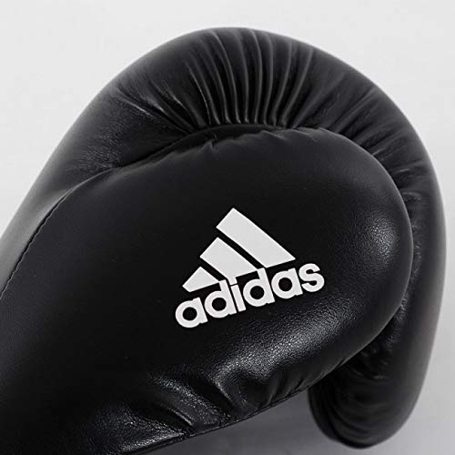 adidas Adultos Speed 50 adisbg50, Guantes de Boxeo, 12 oz, Color Blanco y Negro
