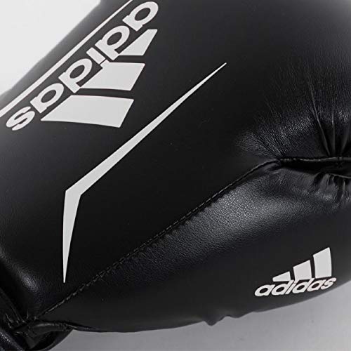 adidas Adultos Speed 50 adisbg50, Guantes de Boxeo, 12 oz, Color Blanco y Negro