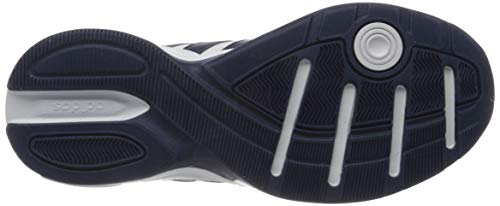 Adidas Strutter, Zapatillas Deportivas Fitness y Ejercicio Hombre, Blanc Bleu Foncã Argent Mat