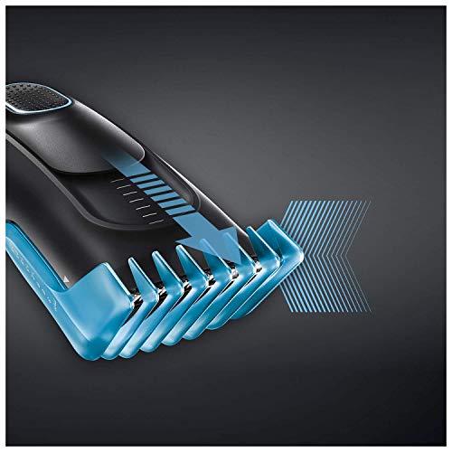 Braun HC 5010 - Máquina de cortar pelo profesional, cortapelos con 9 longitudes de corte, negro