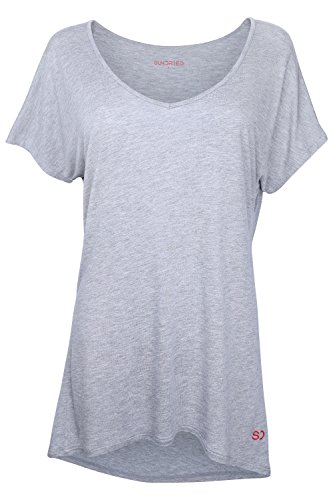 Camiseta Holgada para Mujeres para Deporte Yoga Gimnasio Entrenamientos de Ethical Activewear Designer Sundried® Relajante Cómoda Holgada Extra Suave de Sundried® (Medium)