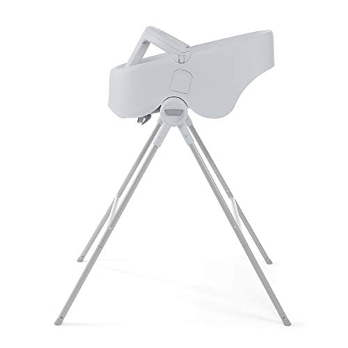 Chicco Bubble Nest Bañera transformable para ducha o baño, con patas extraibles y asiento antideslizante, color gris (Cool Grey)