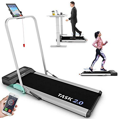 Cinta de Correr Eléctrica TASK 2.0 2 en 1 de Bluefin Fitness 8 km/h | Tecnología Protección Articulaciones | App para Smartphone