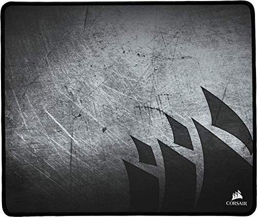 Corsair MM300 - Alfombrilla de ratón para juego (superficie paño antidezgaste), Tamaño Medio,  Negro