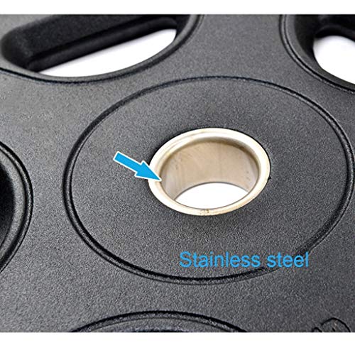Discos de Pesas Discos Olímpicos Barra mancuernas placas tabuladas for fitness pesas Equipo barra de pesas Gimnasio Fuerza Muscular placas ejercicio con barra de agarre un olímpico pares de placas de