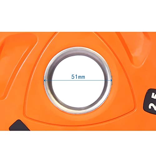 Discos de Pesas Discos Olímpicos Juegos de placas de color de fitness con barra olímpica Grip Peso placas olímpicas for el entrenamiento de fuerza, pesas y Crossfit Discos de Pesas para Musculación