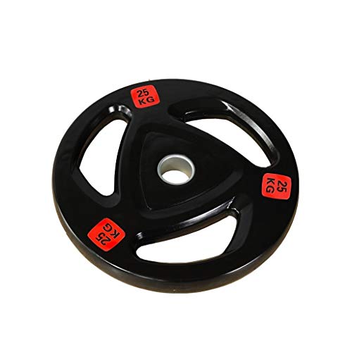 Discos de Pesas Discos Olímpicos Las placas con barra de hierro fundido individual Tri-Grip Olímpicos Pesas mancuernas Placas Placas for gimnasio en casa aptitud del ejercicio del entrenamiento de ele