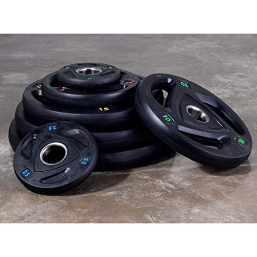 Discos de Pesas Discos Olímpicos Las placas con barra moldeada Olímpico de hierro de 50 mm Pesos Peso Centro de goma revestidos con placas de Home Gym Fitness Ejercicio Discos de Pesas para Musculació