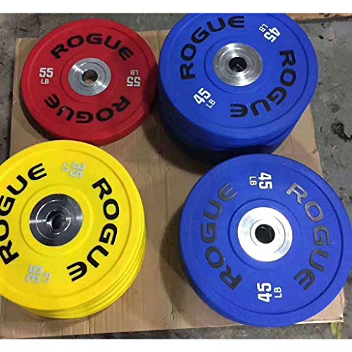 Discos de Pesas Discos Olímpicos Las placas pegatina Olímpico Plate ponderado placas Varillas solo peso for la barra o mancuernas for gimnasio en casa culturismo pesas Crossfit 10 libras / 25 libras /