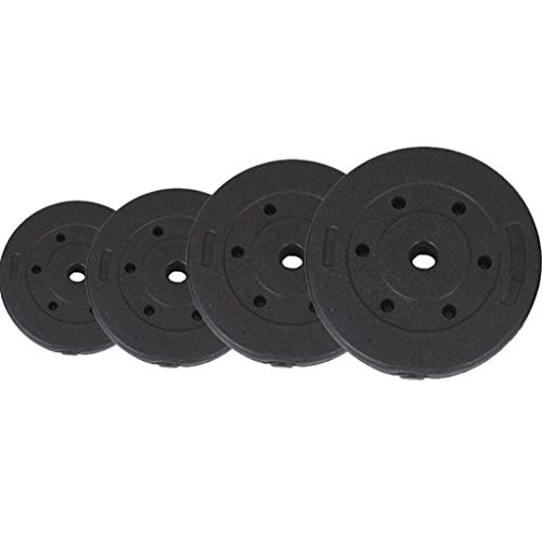 Discos de Pesas Discos Olímpicos Moldeada única Olímpico de hierro de 1 pulgada de agarre en láminas for la barra, con mancuernas con barra cachas Peso Placas for pesas Culturismo Crossfit Discos de P
