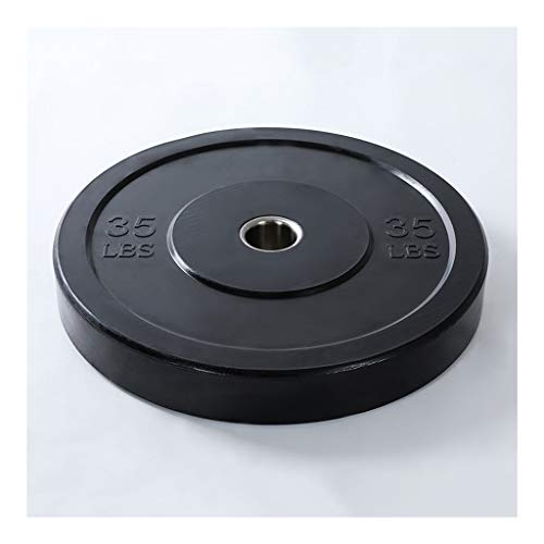 Discos de Pesas Discos Olímpicos Placas con barra olímpica pura goma placas de 50 mm Pesos Peso placas centrales for la gimnasia de elevación Inicio Trabajar el ejercicio Discos de Pesas para Musculac