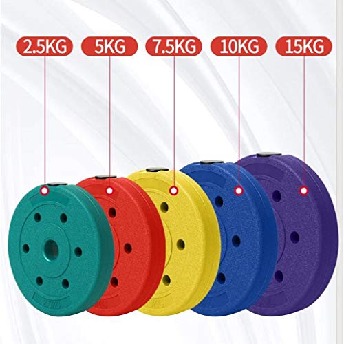 Discos de Pesas Discos Olímpicos Placas Olímpico fraccional mancuernas Barra Barra Peso color estándar de 1 pulgada Grip Peso Placas, placas solo peso de mancuerna o pesa Discos de Pesas para Musculac