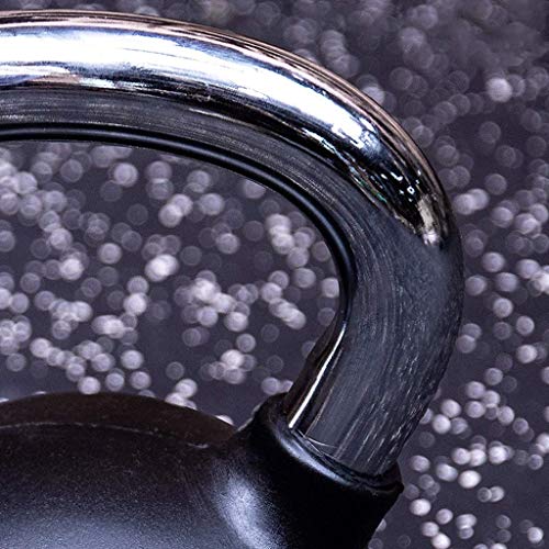 DPPAN Pesa Rusa De Hierro Fundido, Revestimiento De Vinilo Pesa Rusa para Levantamiento De Pesas, Acondicionamiento, Fuerza Y Entrenamiento Básico, Profesional Pesa Rusa Ajustable,Black_8kg/17.63lb