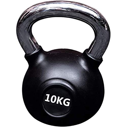 DPPAN Pesa Rusa De Hierro Fundido, Revestimiento De Vinilo Pesa Rusa para Levantamiento De Pesas, Acondicionamiento, Fuerza Y Entrenamiento Básico, Profesional Pesa Rusa Ajustable,Black_8kg/17.63lb