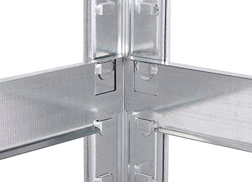 Estantería Metálica Galvanizada 875kg 5 Baldas Medidas 180 x 90 x 40cm Garaje