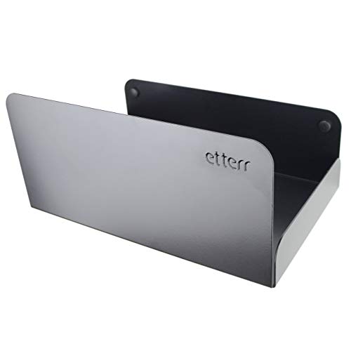 etterr Soporte para vinilos de Pared (Negro)