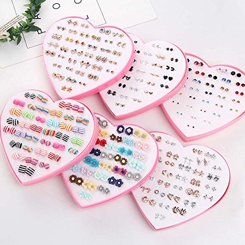 Fancy Pumpkin 36 pares de pendientes hipoalergénicos del perno prisionero fijaron el favor de partido para las muchachas de las mujeres embroma el regalo de la Navidad, E-24