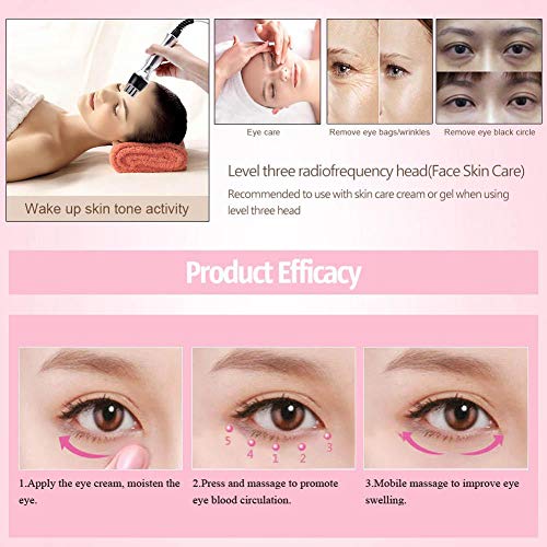 Filfeel 2 en 1 RFRejuvenecedor reafirmante de la Piel, Ondas bipolares del Cuerpo Facial (6, 3) Piel Suave y Joven(EU)(EU)
