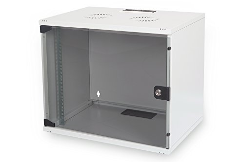 Gabinete profesionales para montaje en la pared de 7U de DIGITUS - gabinete mural robusto de la serie compacta de SOHO, desmontado