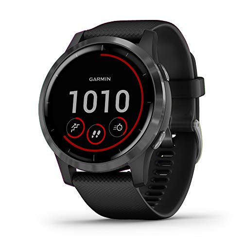 Garmin Vivoactive 4 - Reloj inteligente con GPS y funciones de control de la salud durante todo el día, color negro