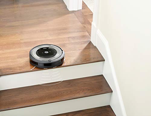 iRobot Roomba e5154 - Robot Aspirador Óptimo Mascotas, Succión 5 Veces Superior, Cepillos de Goma Antienredos, Sensores Dirt Detect, Suelos Duros y Alfombras, Wifi, Programable App, compatible Alexa