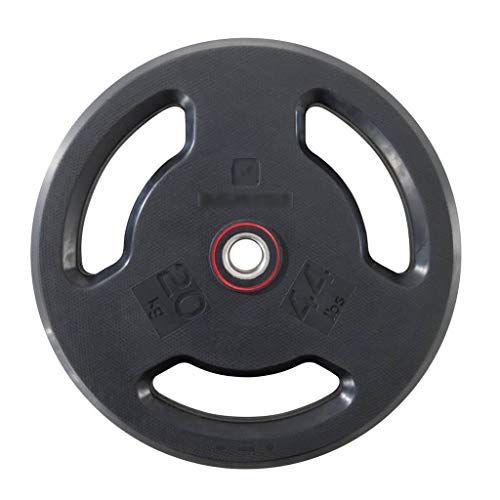 Jiande Barra Estándar de 1 Pulgada Grip Peso Placas, Individual, Negro con Barra de Agarre Placa de Peso con Mancuernas Pesas Inicio 1,25 kg / 2.75lb-20kg / 44lb (Size : 20kg/44lb)