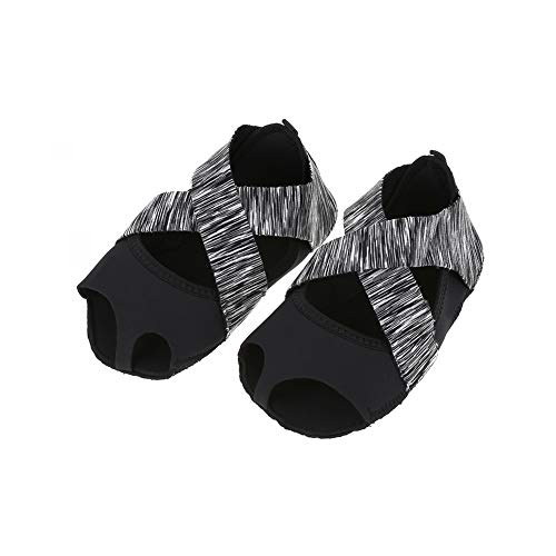 Keenso 1 par de Zapatillas de Pilates, Zapatos de Yoga Antideslizantes Zapatos de Entrenamiento (M（37-38）)