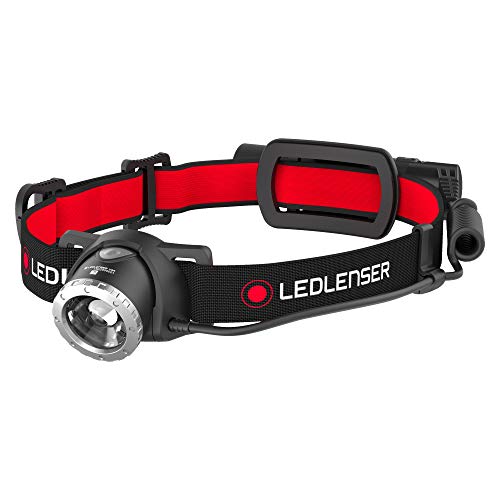 Led Lenser H8R - Linterna (Linterna con cinta para cabeza, Negro, Rojo, IPX4, LED, 1 lámpara(s), 250 lm)