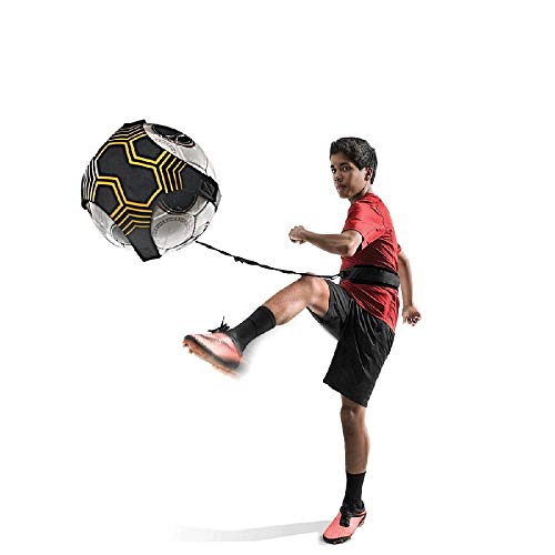 LFS Football Trainer Banda, Solo Kick Football Trainer Elástica para Entrenamiento de Fútbol para Niños
