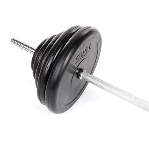 LOFAMI Discos de Pesas Discos Olímpicos Olímpico de Goma Barra Peso Placas Placa Pegatina con la Pesa de 25 mm Placa for el Entrenamiento de Fuerza y ​​Pesas Crossfit Discos de Pesas para Musculación