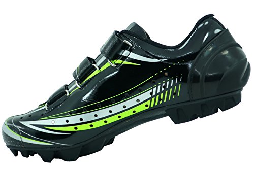 LUCK Zapatilla de Ciclismo Master, con Suela de Carbono y Triple Tira de Velcro para una sujeción (42 EU)