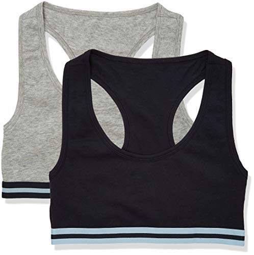 Marca Amazon - Iris & Lilly Belk018m2 - Racer Back Top Mujer, Multicolor (Night Sky With Cashmere Blue /melange With Night Sky), S, Label: S