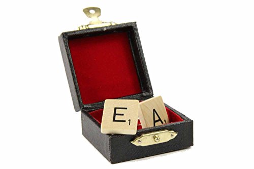 Miniblings Mancuernas de Scrabble Carta de solicitud ABC Iniciales L +?, 2. Buchstabe:S