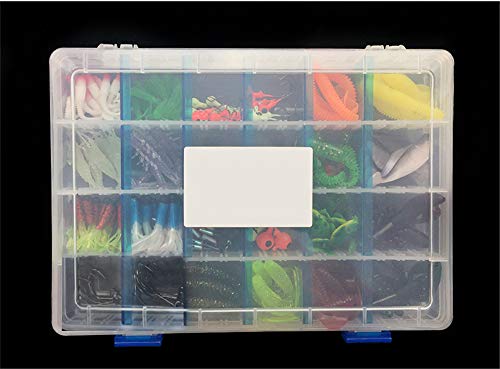 MKNZONE Conjunto de 146 Estuche para Señuelos con Accesorios, Señuelo de la Pesca Biónicos, Kits de Señuelos, Cebos Artificiales