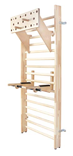 Pedalo Sprossenwand Set I Dip Brazo I Klimmzug Kletter-Trainingsboard I Squats I fisioterapia I Fitness