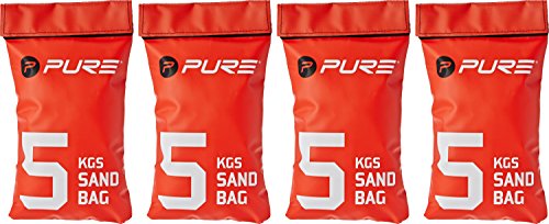 Pure2Improve P2I100160 - Bolsa de Arena Unisex para Adulto, Negro/Rojo, Talla única