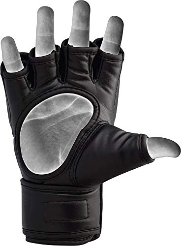 RDX MMA Guantes Maya Cuero Lucha Libre Sparring Artes Marciales Guantillas Entrenamiento Grappling