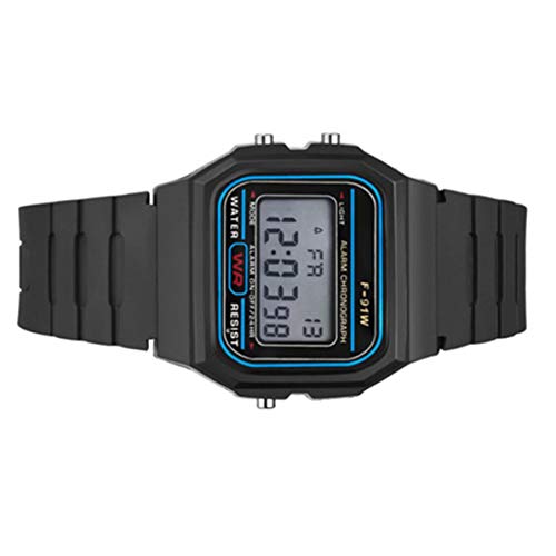 Reloj Deportivo Digital Resistente al Agua para Hombres Multifuncional con luz LED Reloj Inteligente Reloj Casual Luminoso con podómetro