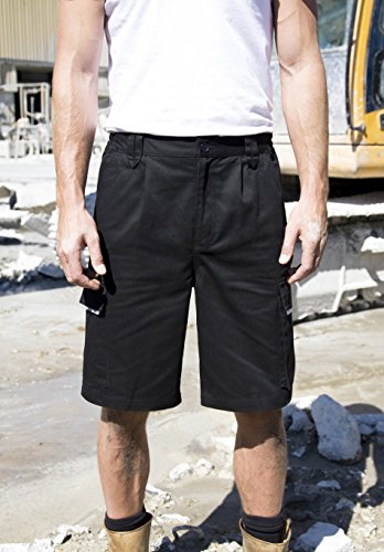 Resultado R309 X acción Pantalones Cortos, Unisex, Color Negro, tamaño XXXX-L