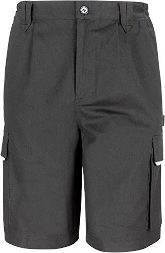 Resultado R309 X acción Pantalones Cortos, Unisex, Color Negro, tamaño XXXX-L