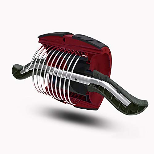 Rueda Abdominal Hombres y Mujeres Rebote automático Rueda Muscular Abdominal Principiante casa Rueda Gigante Rodillo Mudo Equipo de Ejercicios reducción de Vientre y conformación Abdominal (Negro /