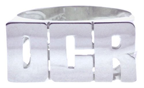 Rylos Anillo de Iniciación Personalizable de 8 mm – Anillo de Nombre Unisex Estilo Bloque 8 mm 14 K Amarillo o Oro Blanco DE 14 K. Pedido Especial, Hecho a Pedido.