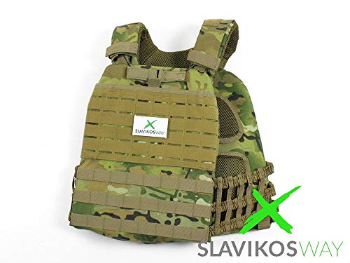 Slavikosway Tarn Camo 9010030 - Chaleco lastrado para Entrenamiento de musculación (9,1 kg)