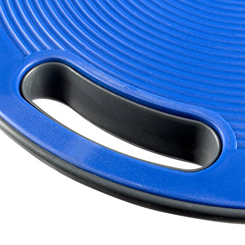SportPlus Tabla de Equilibrio con Asas – Plataforma de Entrenamiento de 40 cm de Diámetro Entrenamiento de Fuerza, Coordinación y Equilibrio