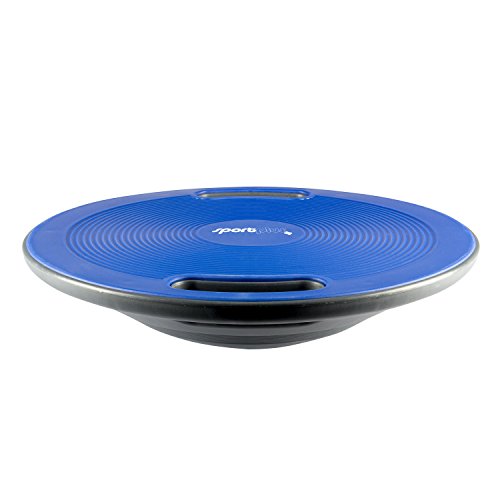 SportPlus Tabla de Equilibrio con Asas – Plataforma de Entrenamiento de 40 cm de Diámetro Entrenamiento de Fuerza, Coordinación y Equilibrio