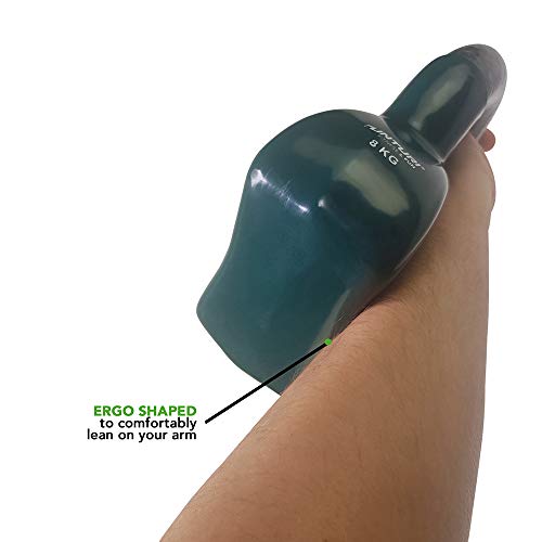 Tunturi 14TUSCL347 Pesa Rusa, Unisex Adulto, Verde, 8 kg