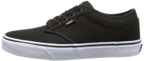 Vans Atwood, Zapatillas para Hombre, Negro (Black/White Canvas 187), 43 EU