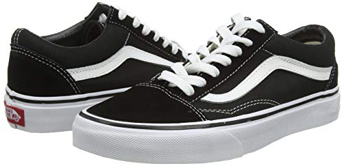 Vans Old Skool, Zapatillas Unisex Adulto, Negro (Black/White), 43